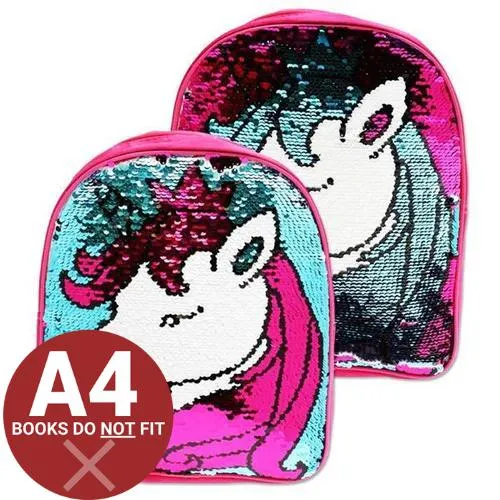 ■ Emotionery Dream Junior Backpack Reversible Sequins - Unicorn Tiara