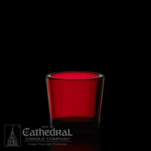 10 Hour Votive Glasses - Ruby