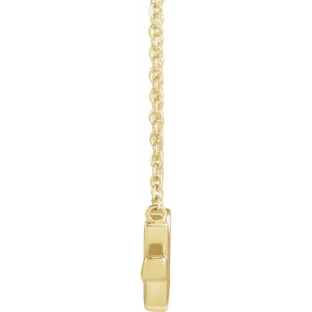 14K Yellow Gold Happy 16" Necklace