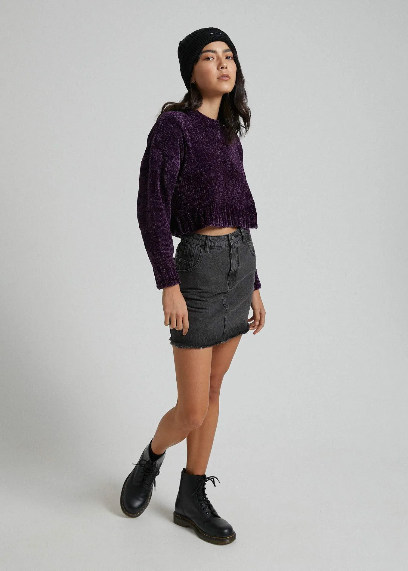 Afends Womens Tiffani - Chenille Knit Crew