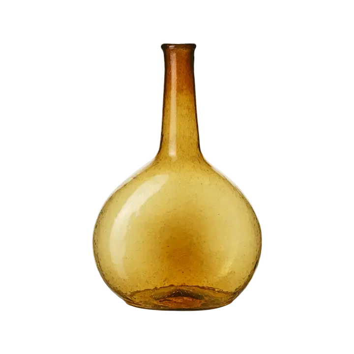 Amber Recycled Glass Vase B