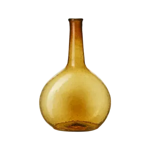 Amber Recycled Glass Vase B