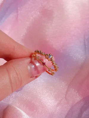 Ariel Mermaid Ring, Mermaid Princess Tiara Ring