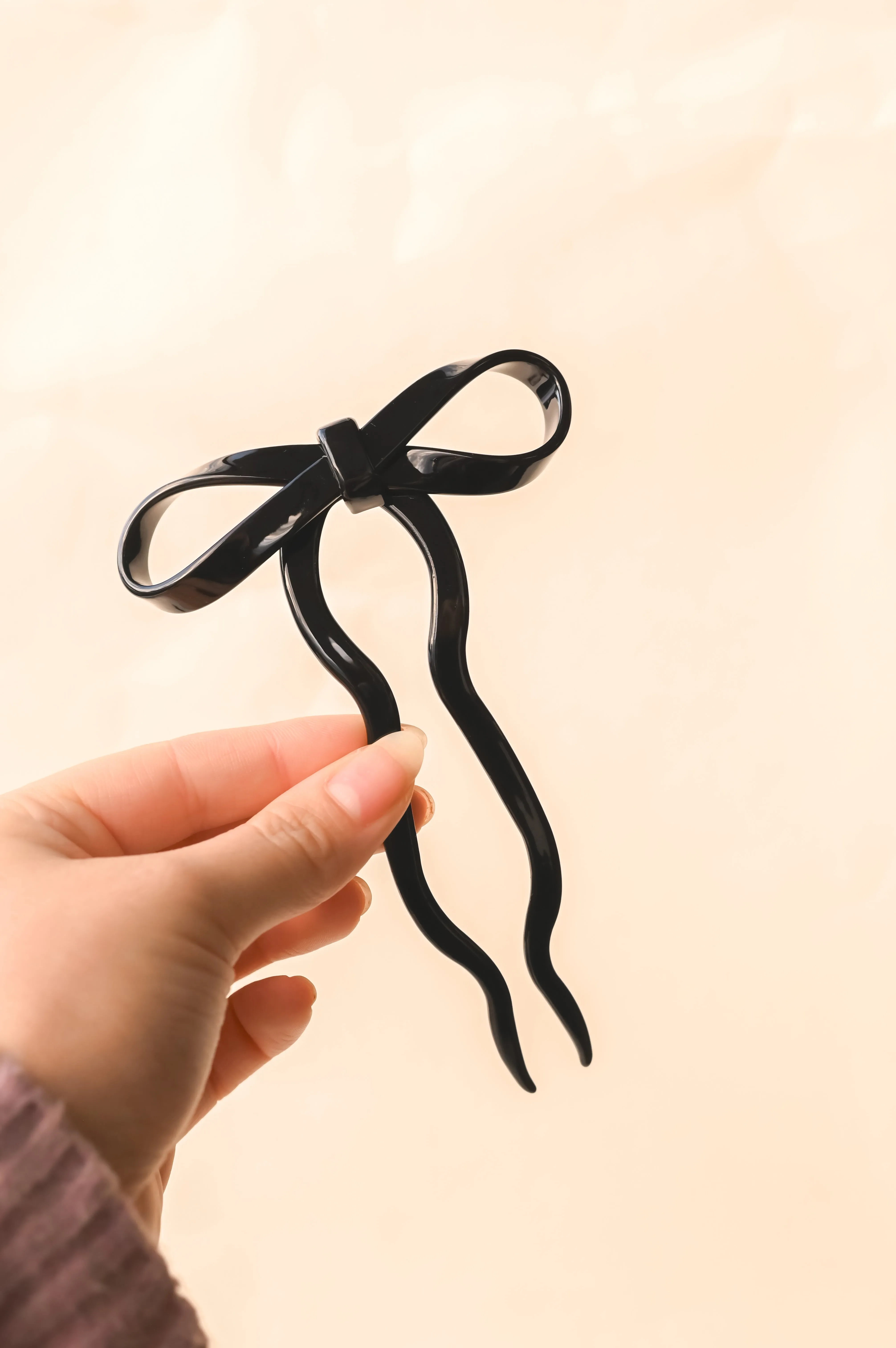 Bow Hairpin // Eco-Conscious