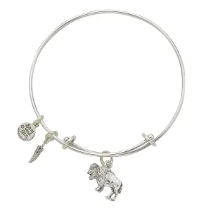 Buffalo Charm Bangle Bracelet