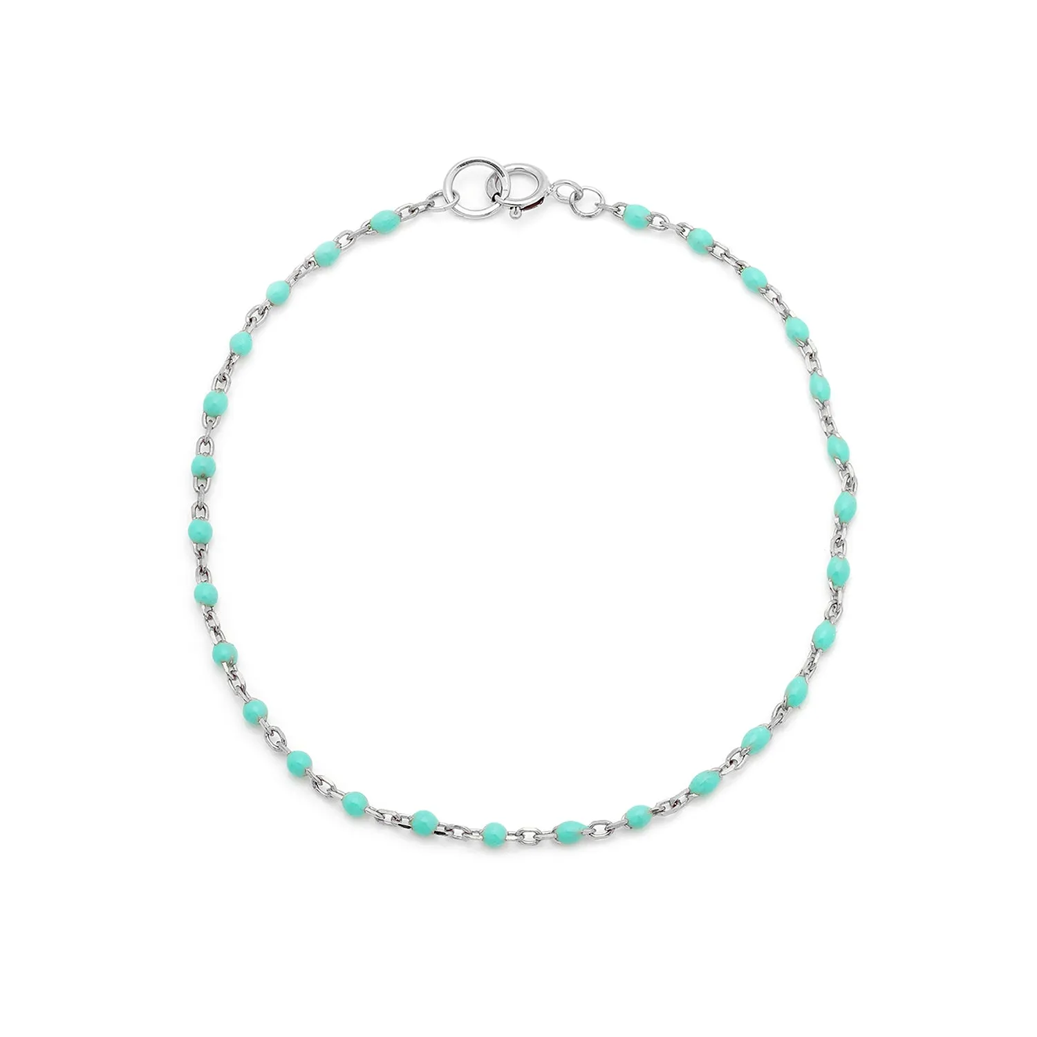 Candy Chain Bracelet | Turquoise & Silver