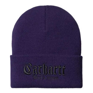 Carhartt WIP Onyx Beanie - Tyrian/Black