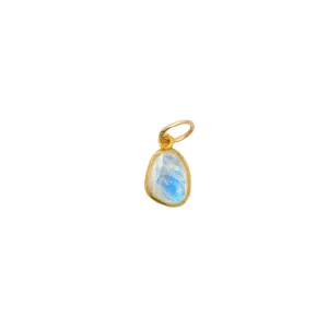 Channel Set Moonstone Pendant