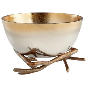 Cyan Design 08133 Antler Anchored Bowl - Gold - Large