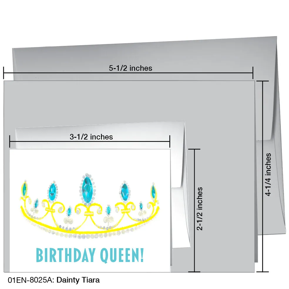 Dainty Tiara, Greeting Card (8025A)