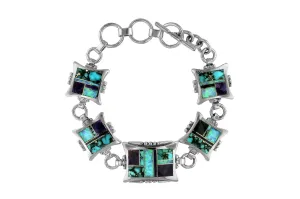 David Rosales Shalako Turquoise Bracelet