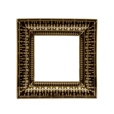 Decorative Trays Large Black Gold Tiara Tray