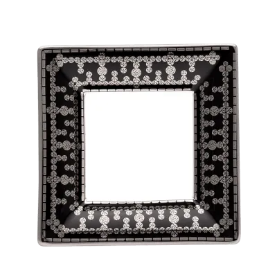 Decorative Trays Small Black Platinum Tiara Tray