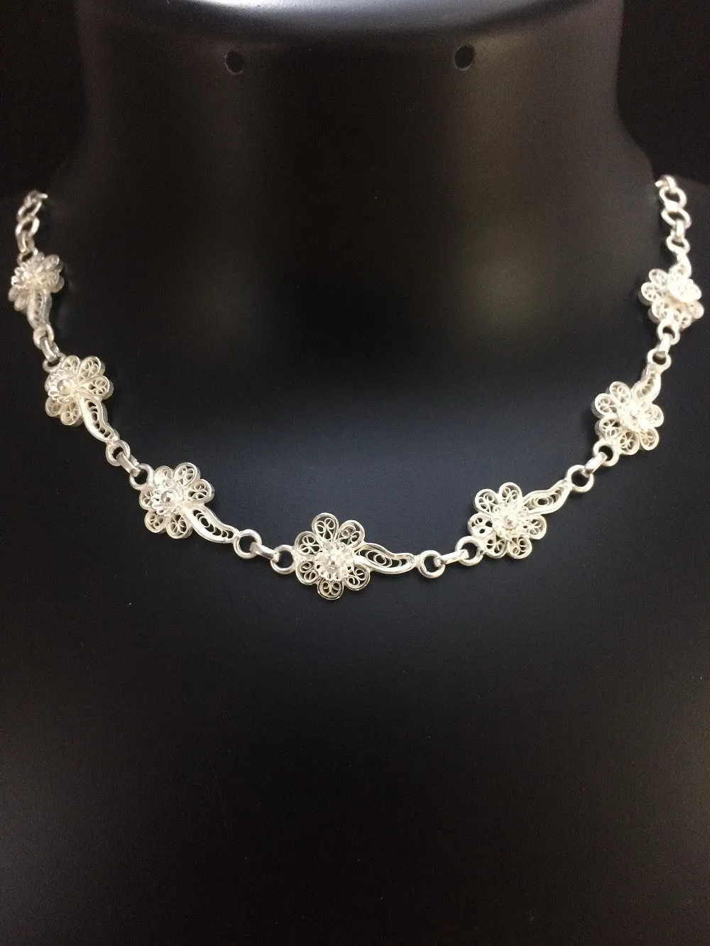 Delicate Silver Choker