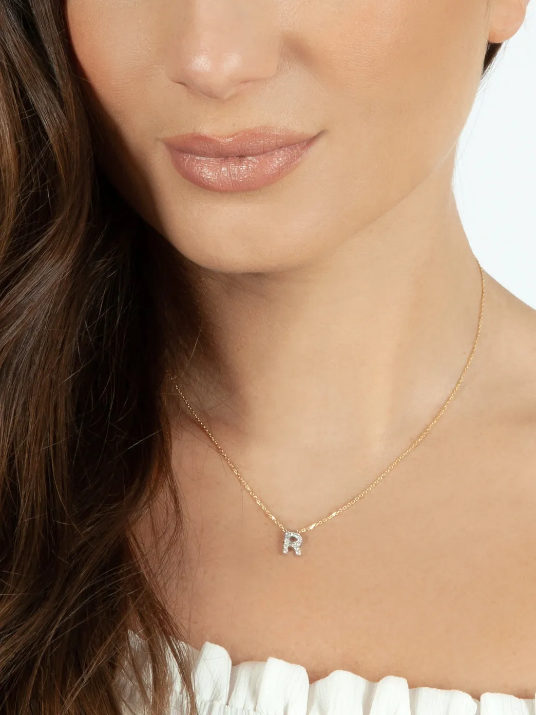 Diamond Alphabet Street Necklace - Pre-Order