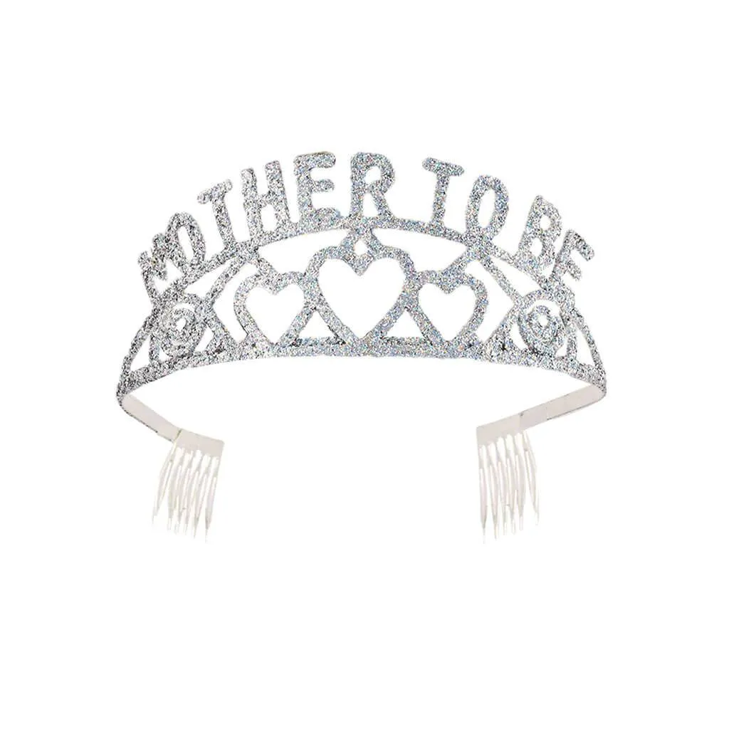 GLITTER TIARA MOTHER TO BE