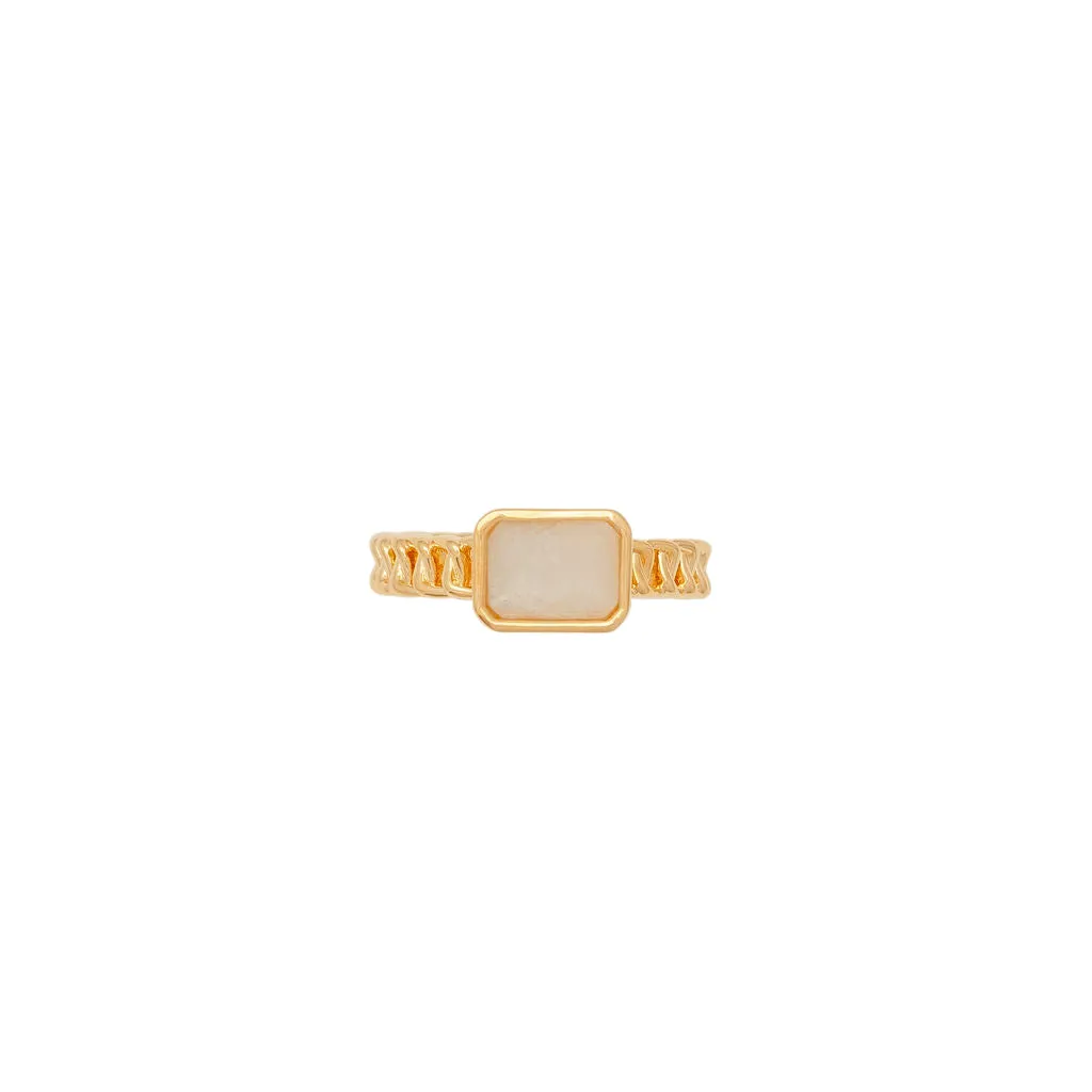 Hamptons Moonstone Ring