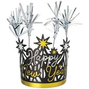 Happy New Year Tinsel and Paper Tiara