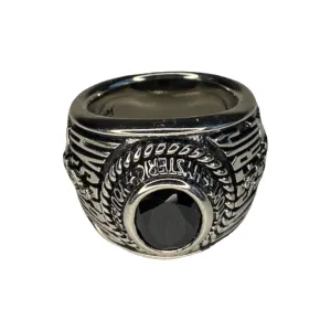 Hysteric Glamour Championship Ring with Black Onyx Sz 8