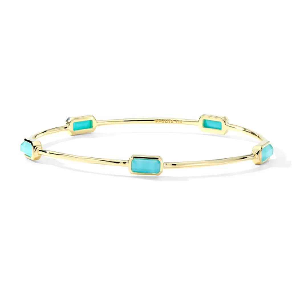 Ippolita 18k Yellow Gold Rock Candy Gelato Bangle Bracelet