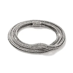 John Hardy Kami Classic Chain Triple Wrap 4.5mm Bracelet in Sterling Silver