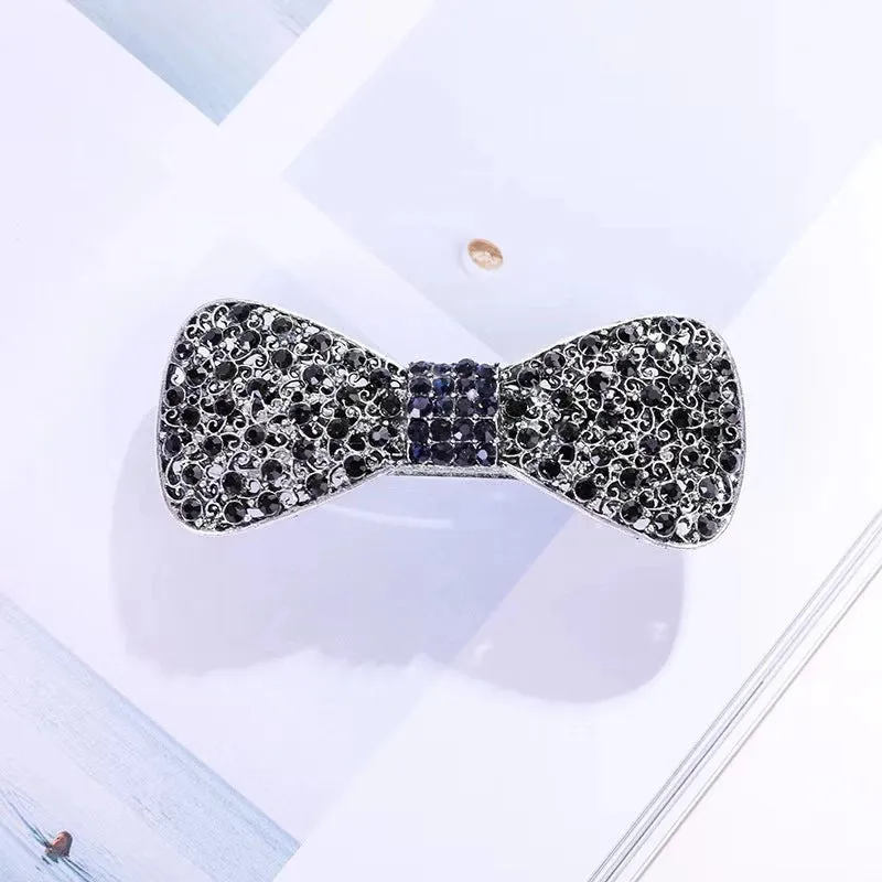 Korean Version Of Hairpin Hairpin Antique Rhinestone Spring Clip Ladies Side Clip Ponytail Clip Top Clip Hairpin Manufacturers Wholesale