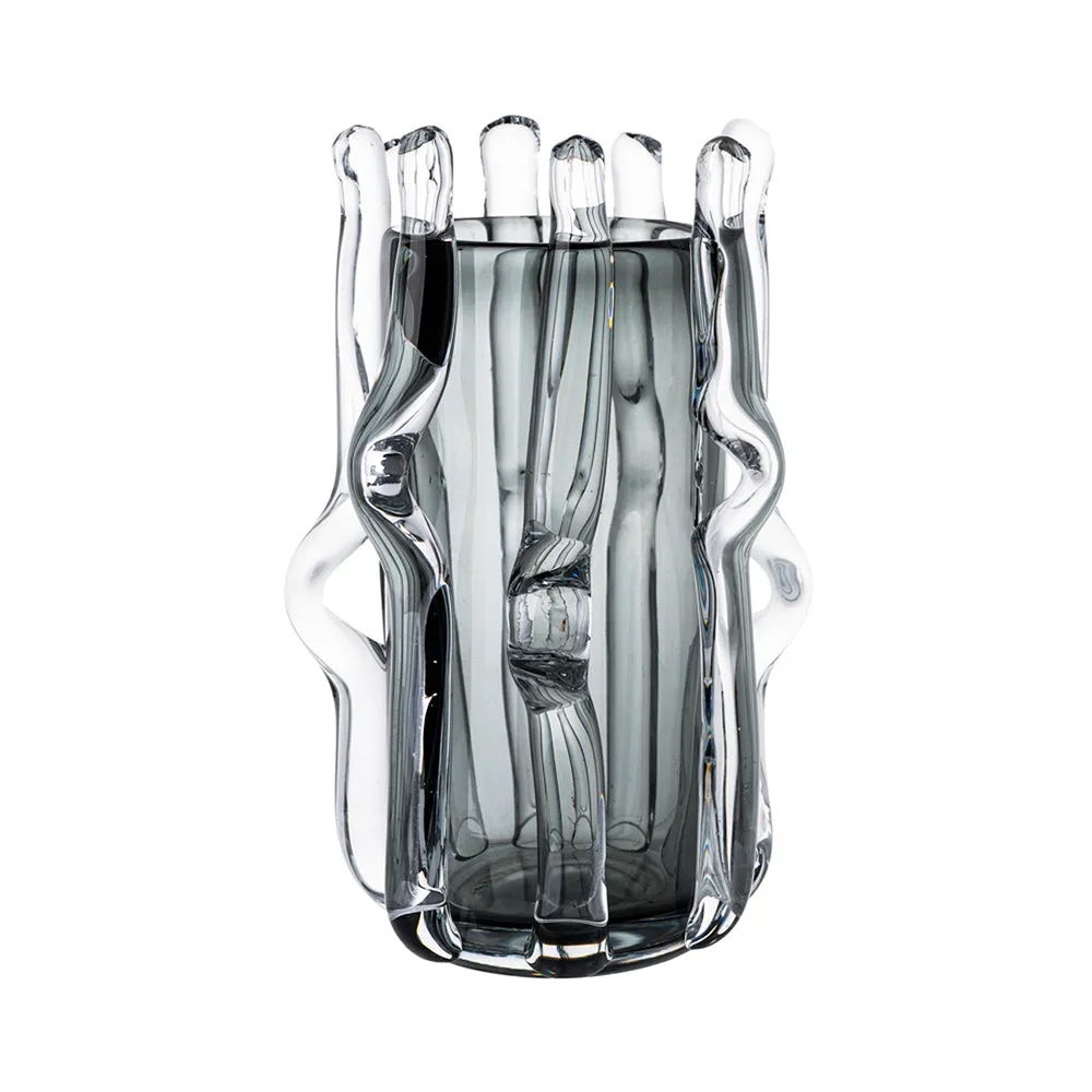 Liang & Eimil Large Aura Glass Vase – Grey