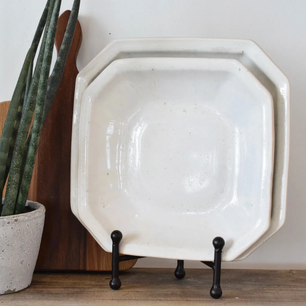 Medium Octagonal Bowl Moonstone