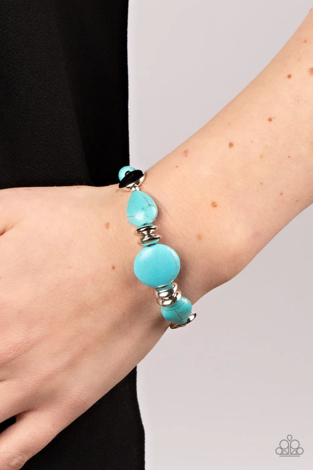 Mesa Vista - Blue Bracelet - Paparazzi Accessories