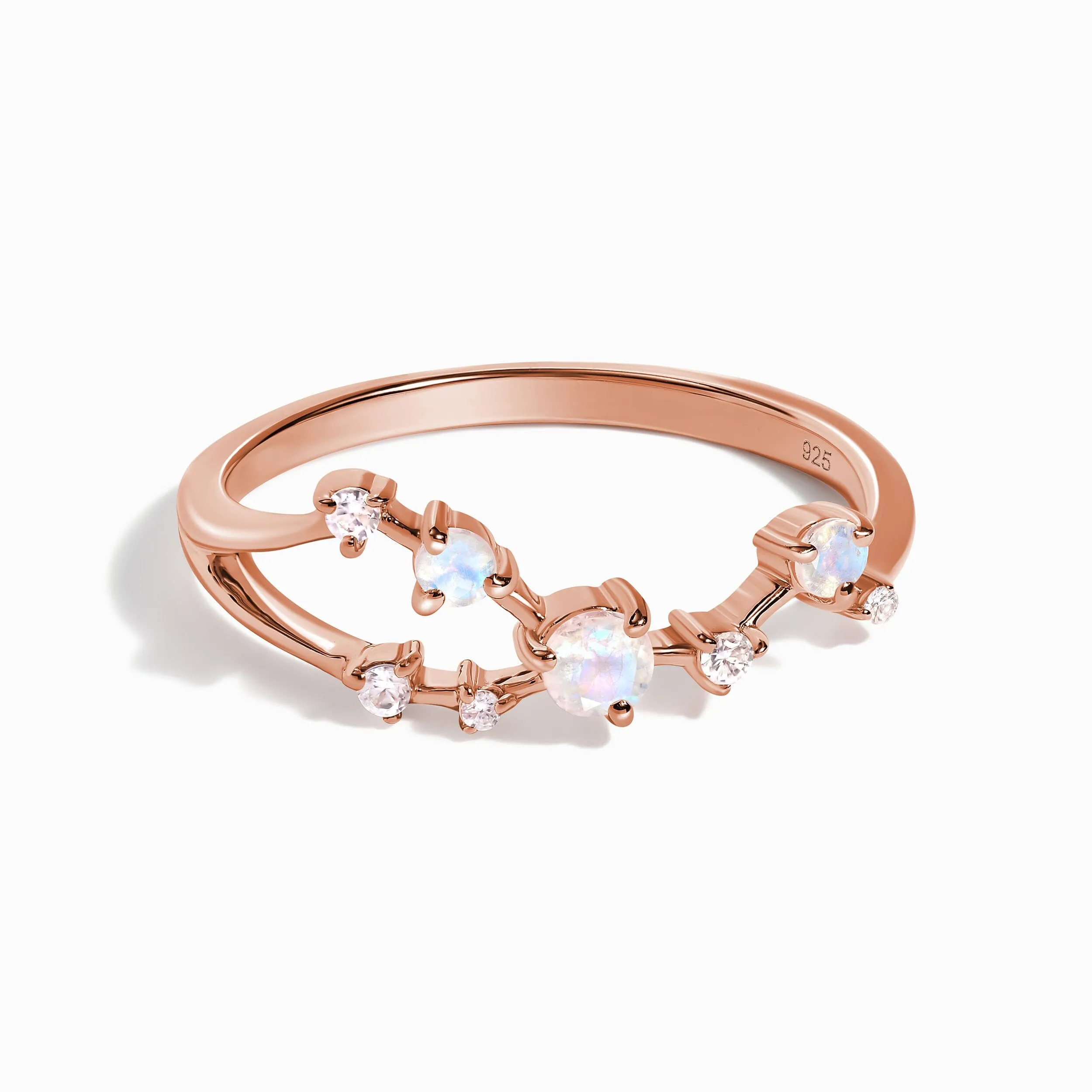 Moonstone Ring - Taurus Zodiac Constellation