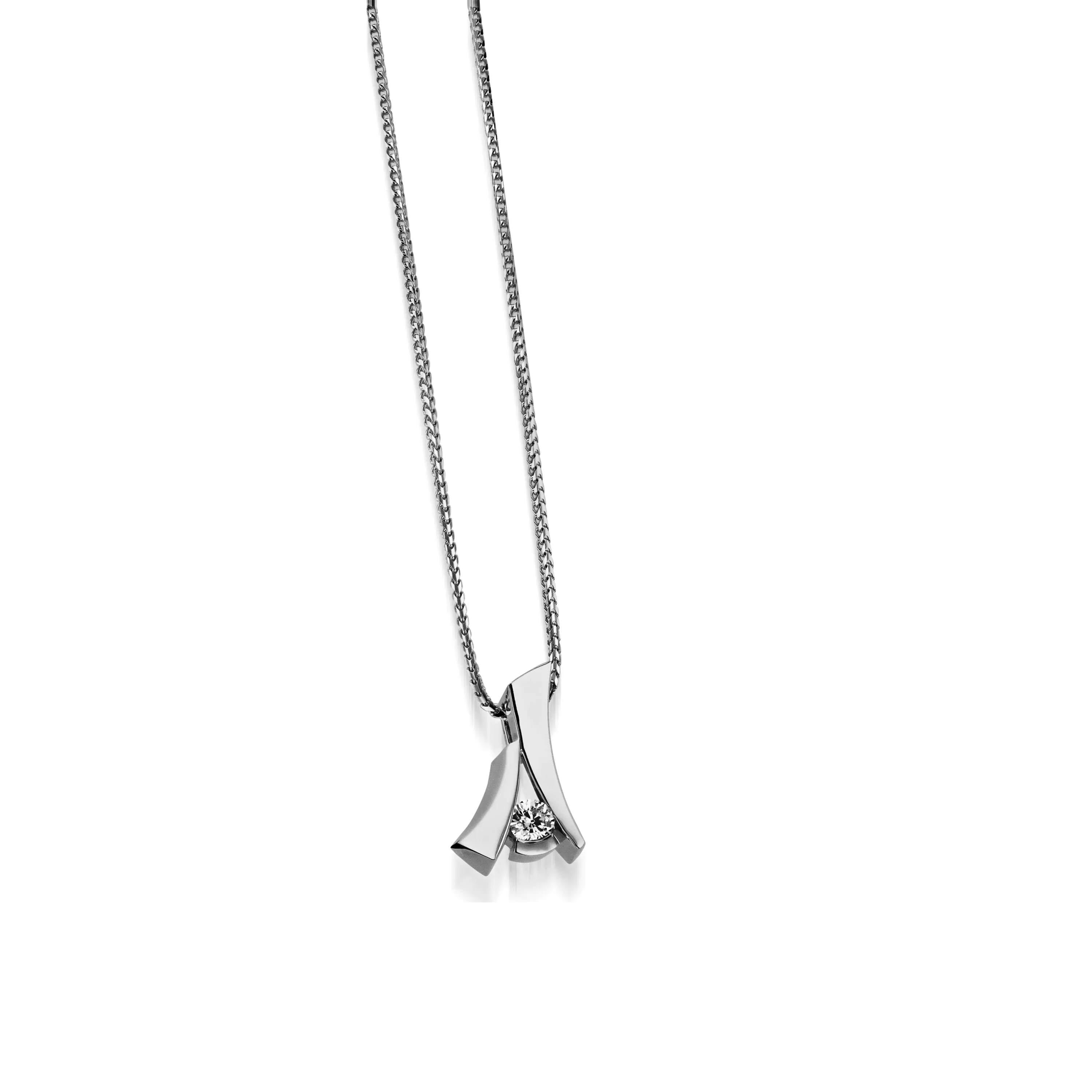 Oyster Petite Diamond Pendant Necklace