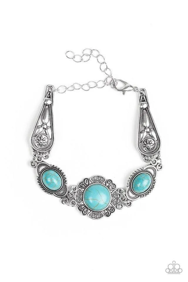 Paparazzi Bracelet ~ Serenely Southern - Blue