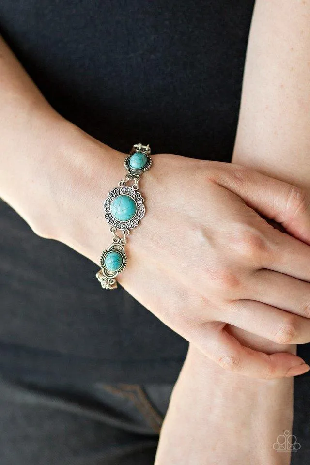 Paparazzi Bracelet ~ Serenely Southern - Blue