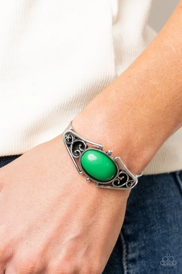 Paparazzi Bracelet ~ Springtime Trendsetter - Green