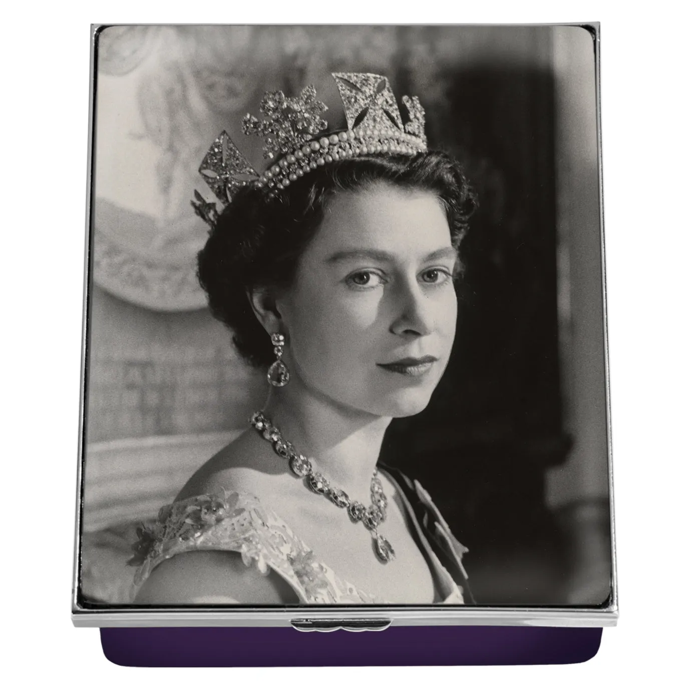 Portrait of HM Queen Elizabeth II by Cecil Beaton Enamel Box