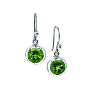 "Meadow Green" Peridot Drop Earrings