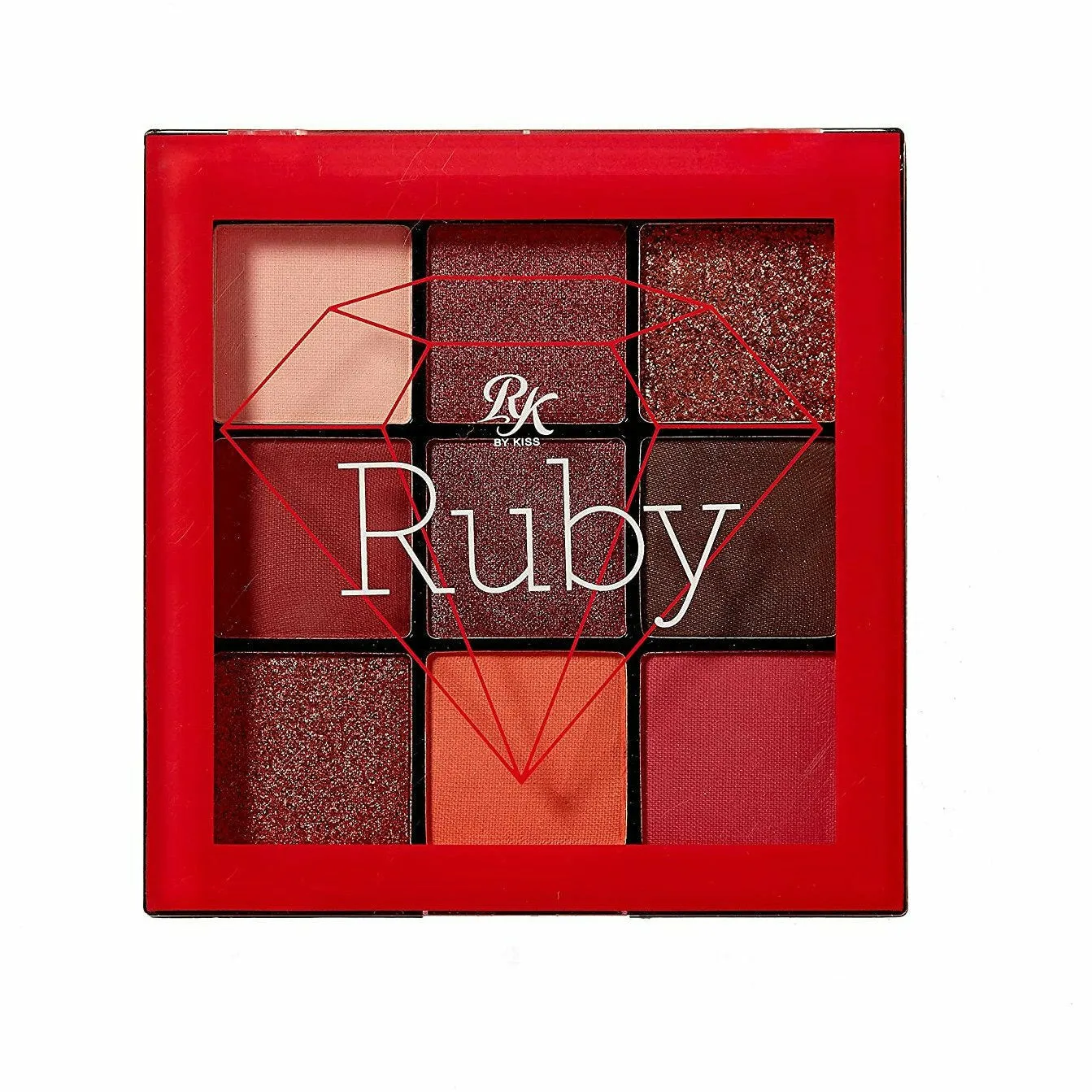 Ruby Kisses: 9 Color Eyeshadow Set