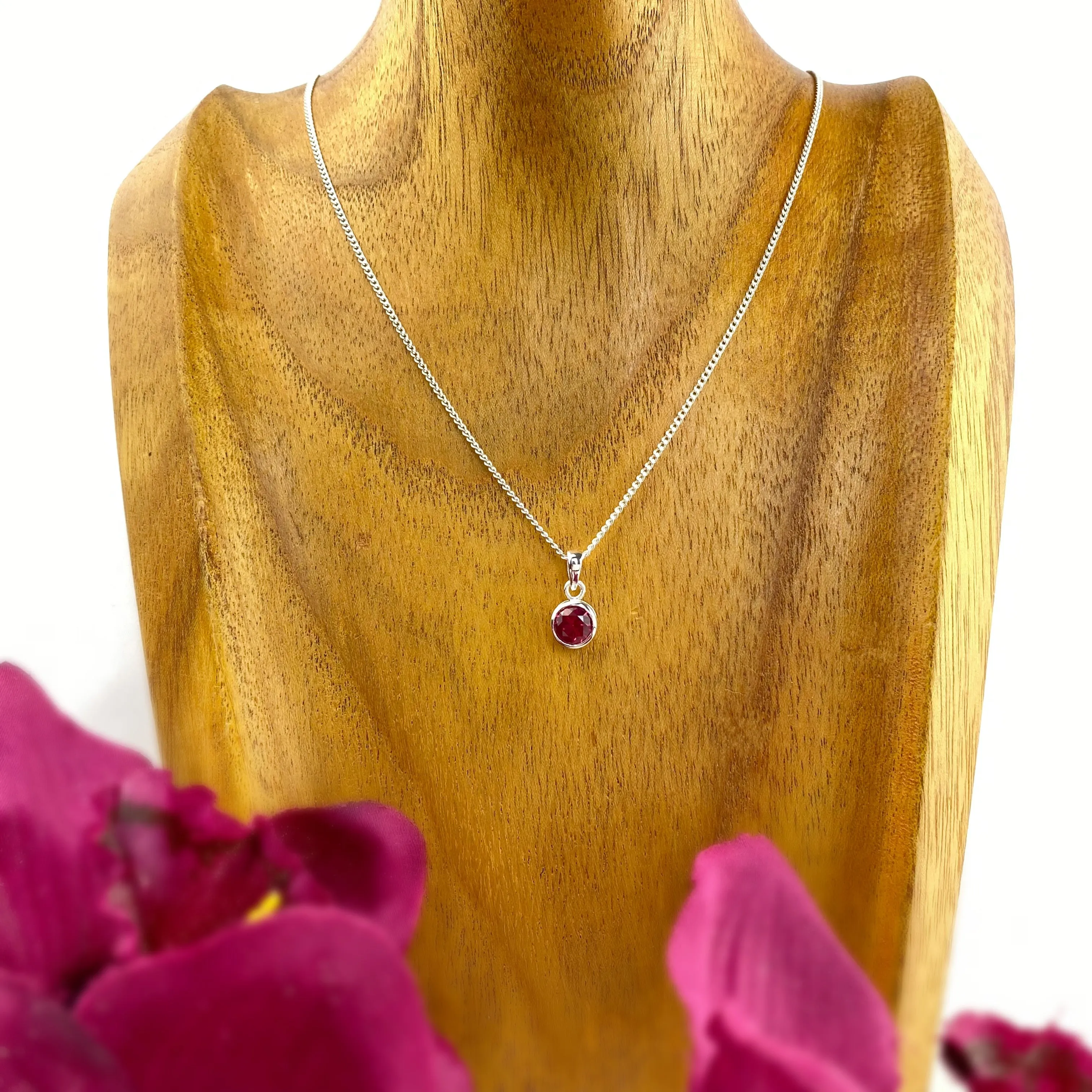 Ruby Sparkle Pendant - SP2917