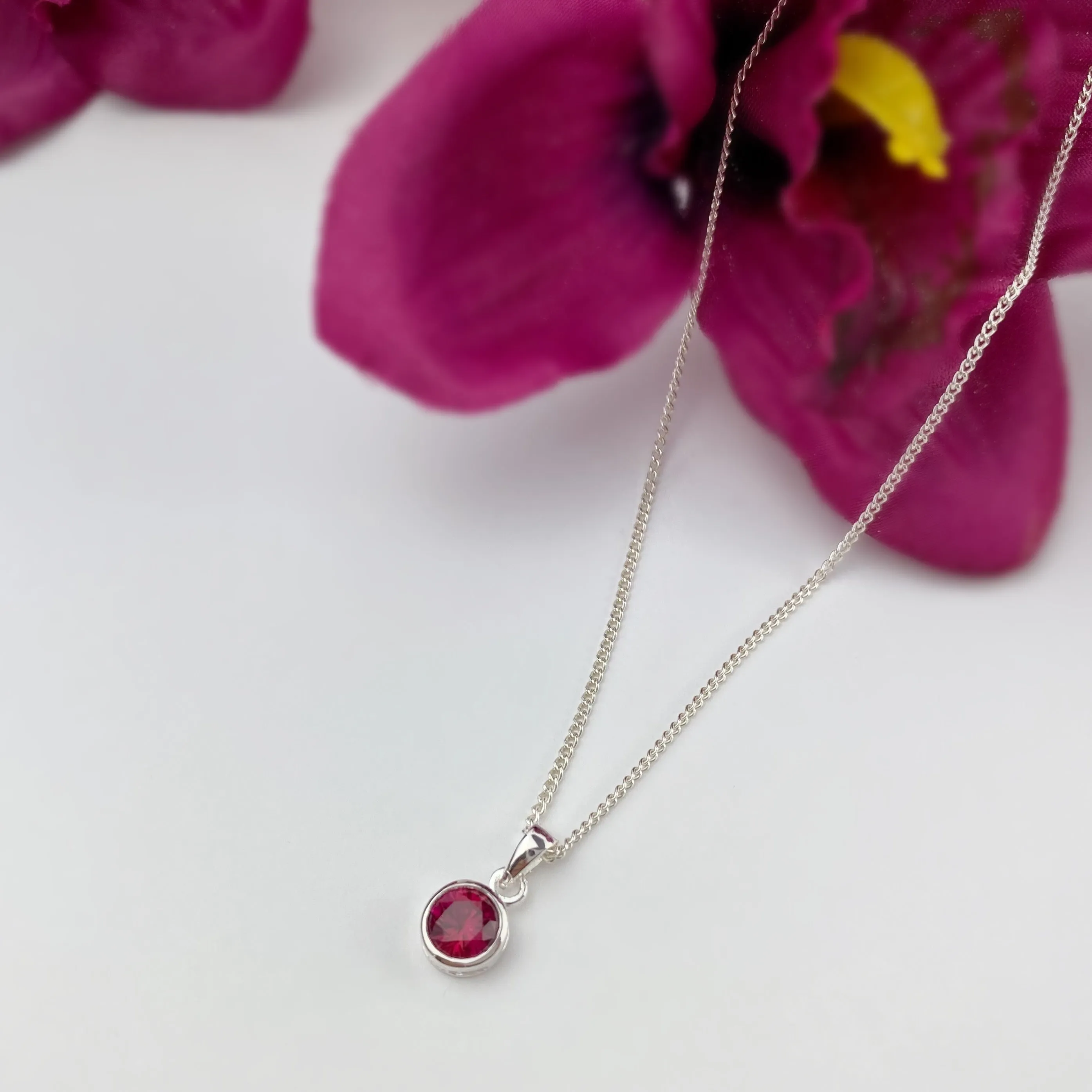 Ruby Sparkle Pendant - SP2917