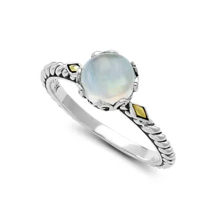 Samuel B. Rainbow Moonstone Birthstone Glow Ring - June