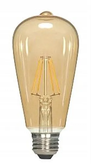 Satco S9578 LED Filament ST19 Amber