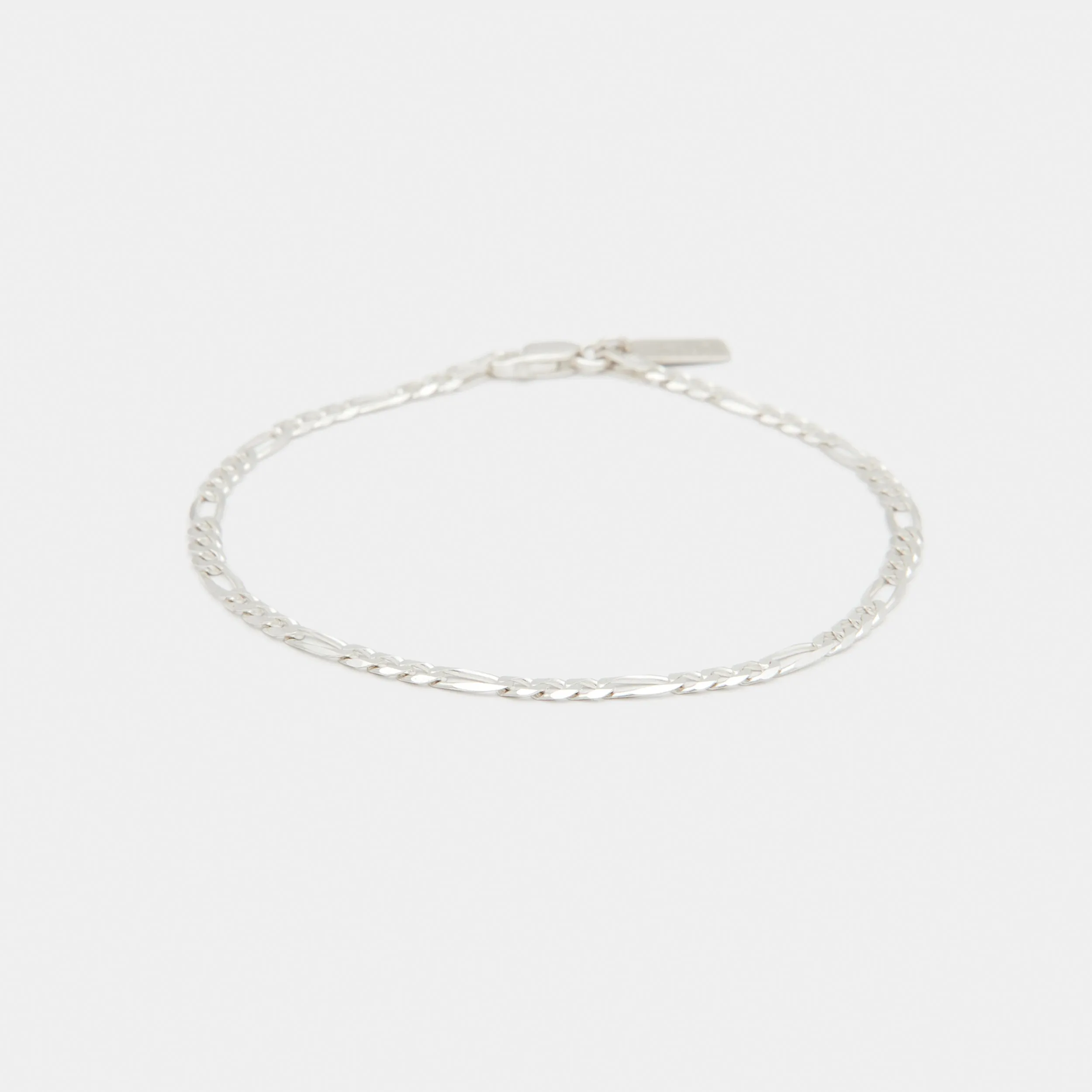 Sicilian Link Bracelet in Sterling Silver for Him