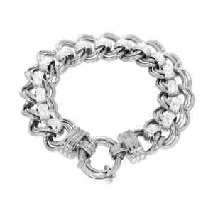 S/S Double Roller Bracelet