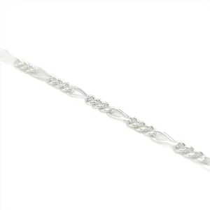 Sterling Silver Figaro Bracelet