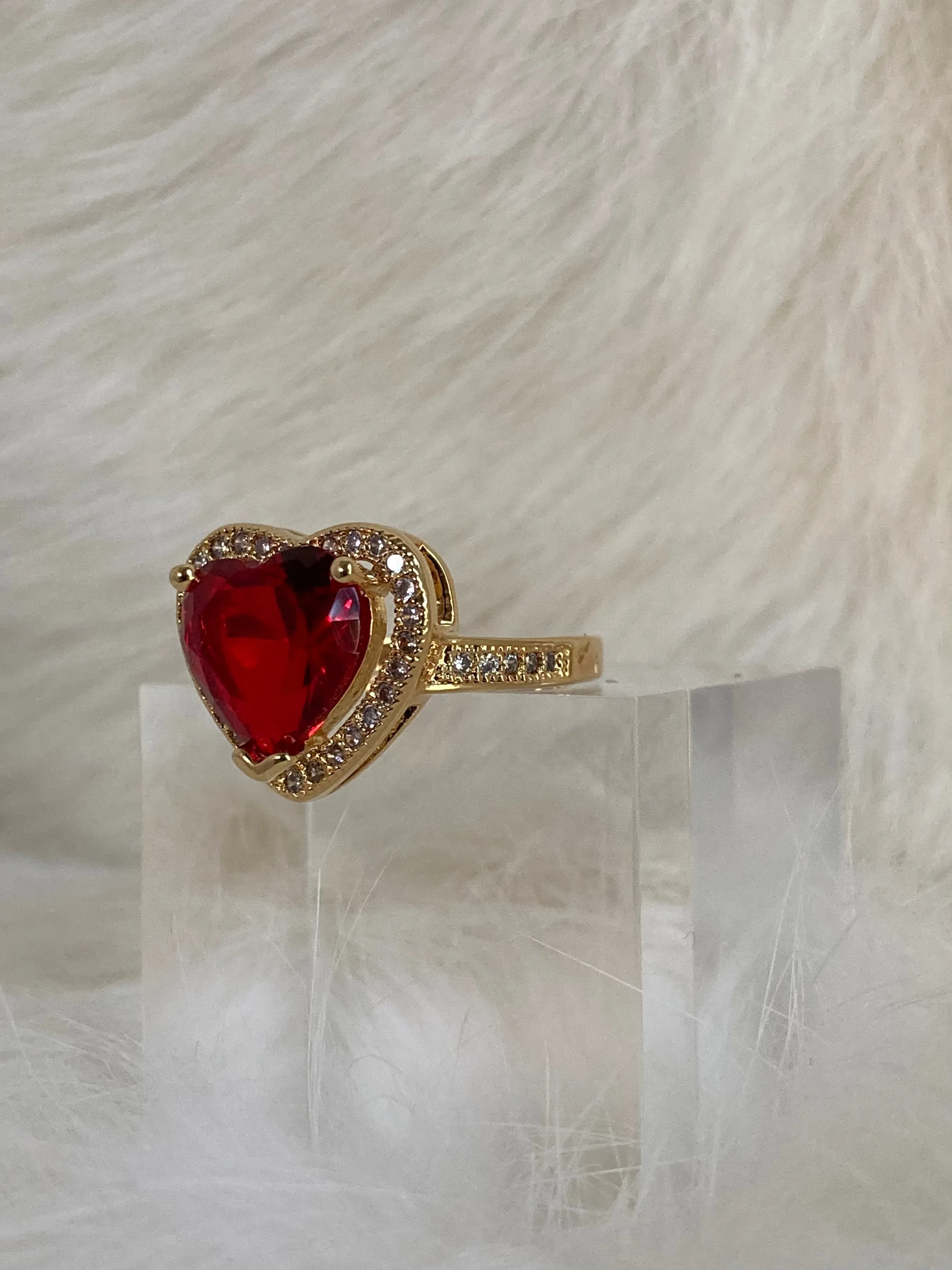 The Ruby Heart Ring