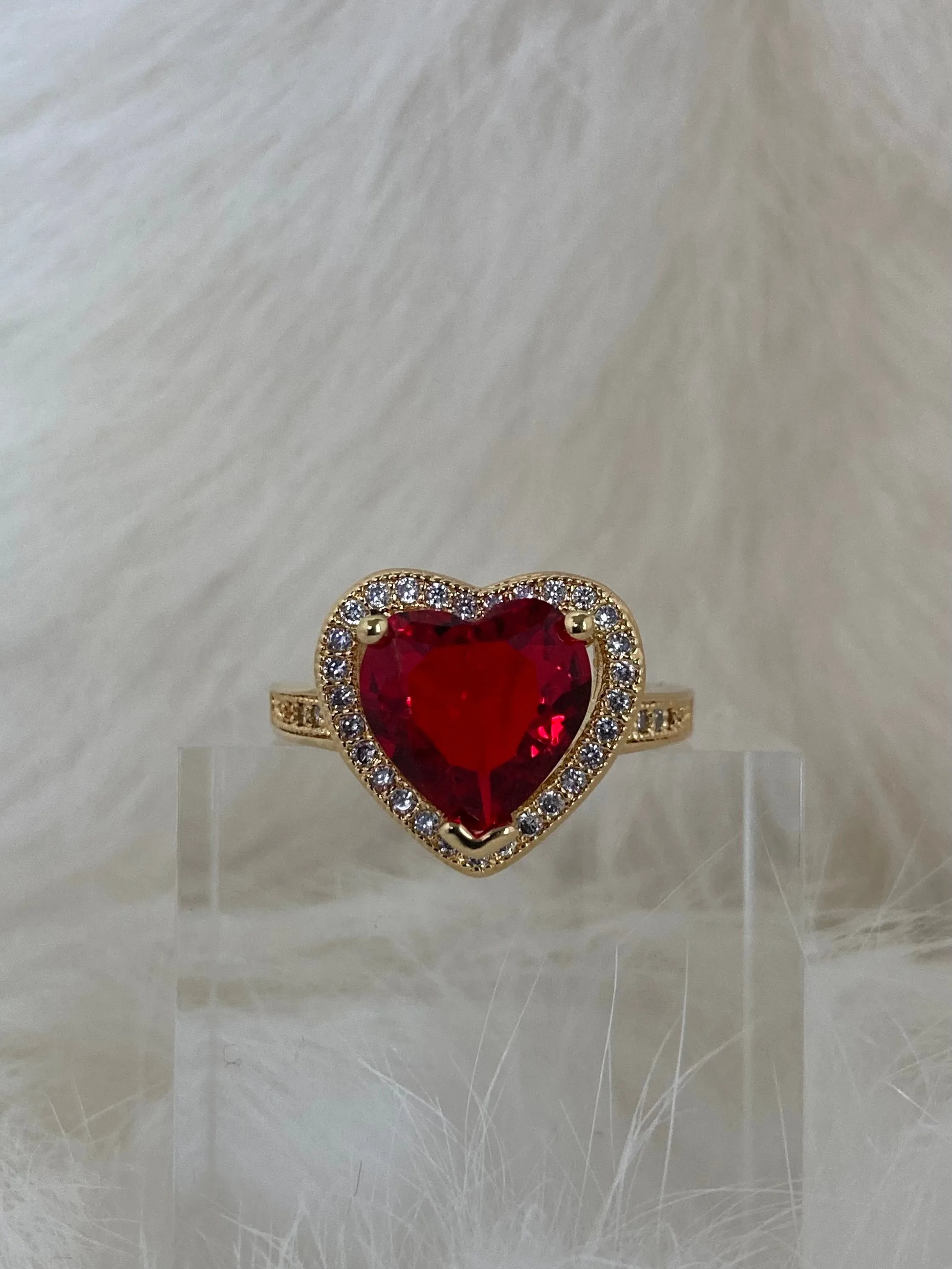 The Ruby Heart Ring