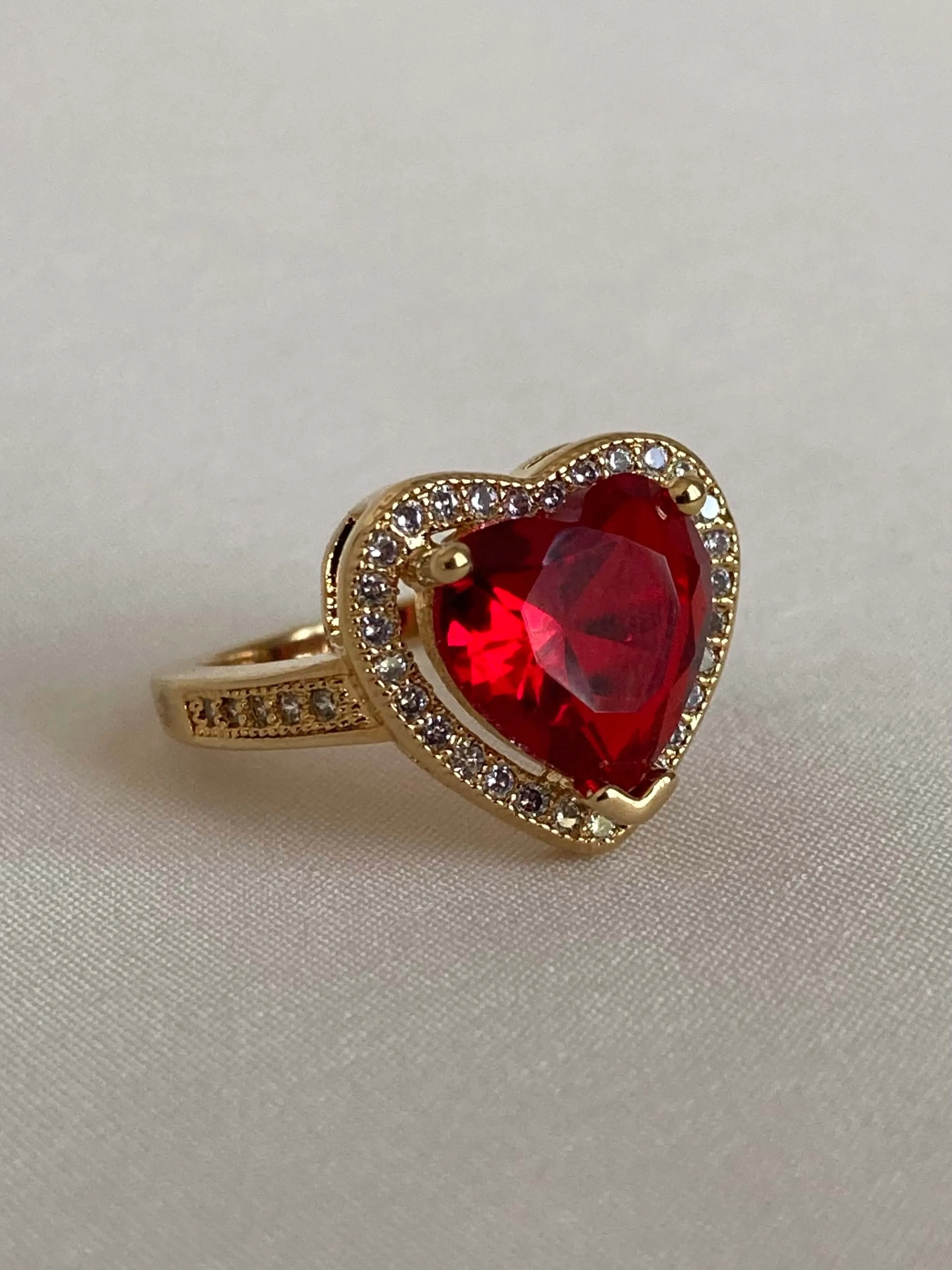 The Ruby Heart Ring