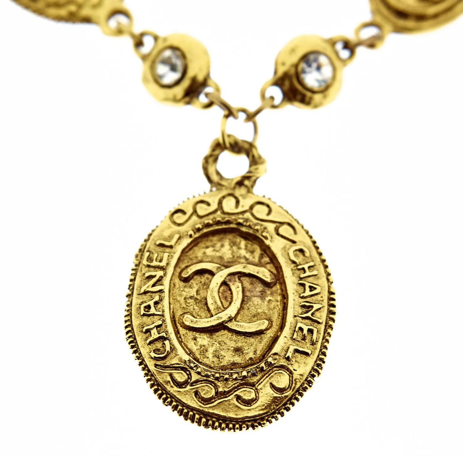 Vintage Chanel Necklace Gold