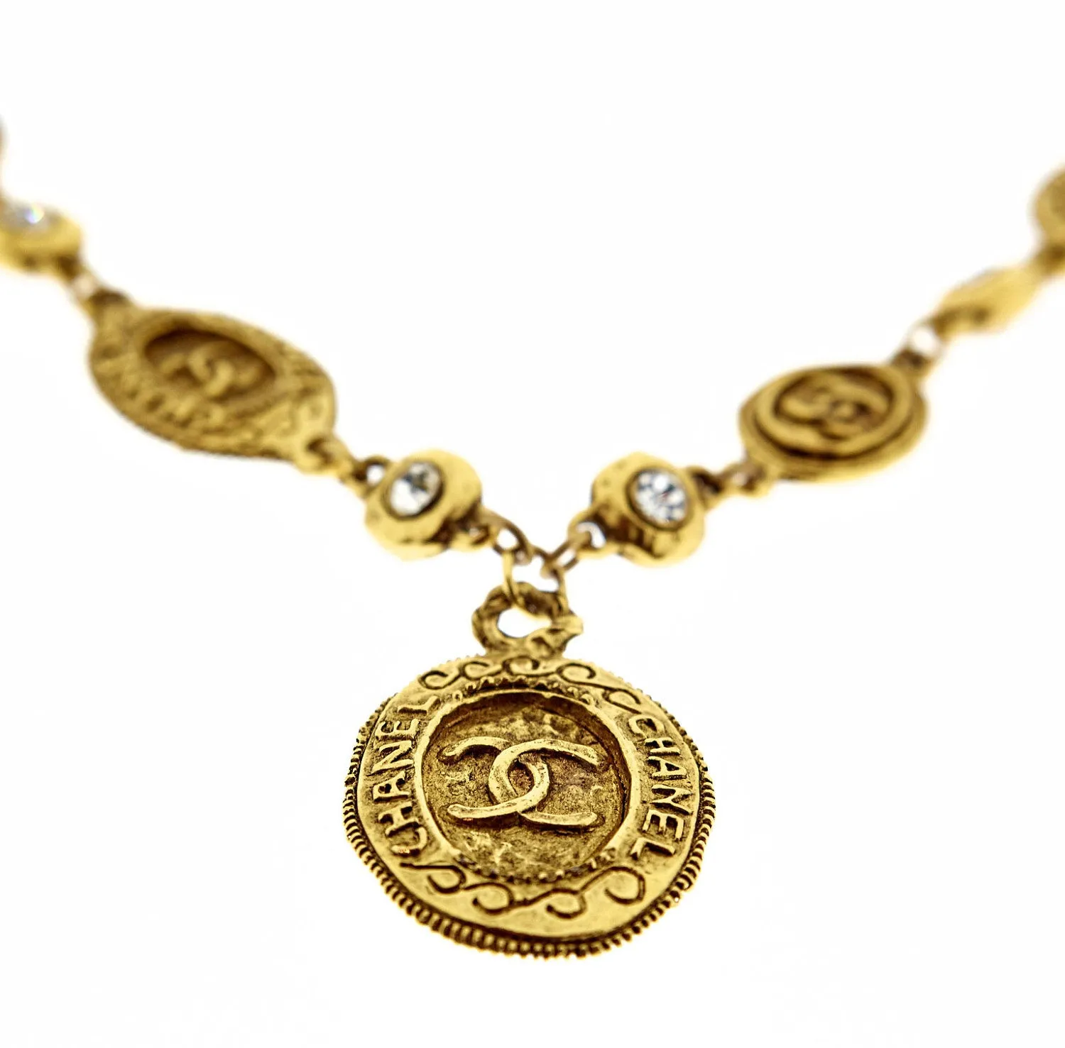 Vintage Chanel Necklace Gold