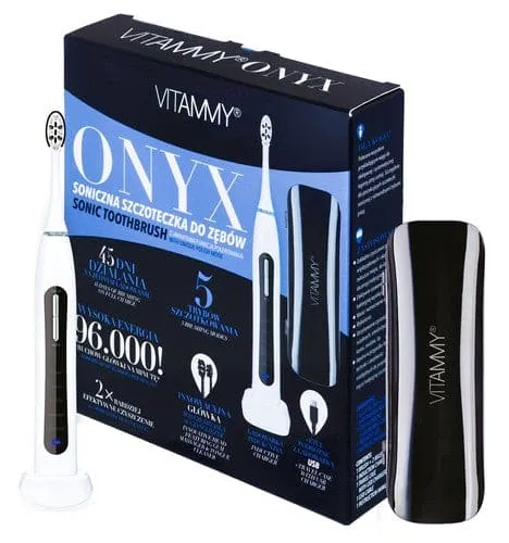 VITAMMY ONYX Sonic toothbrush with unique polishing function